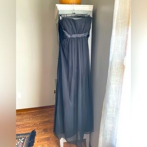 Black floor length strapless gown size 10 Belsoie brand